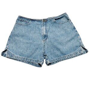 Emergency Exit Vintage Junior's High Rise Denim Jean Mom Shorts